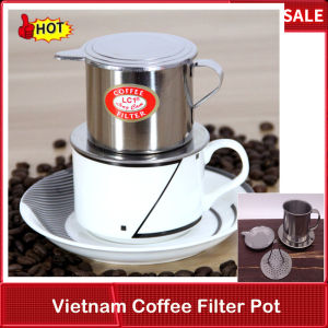 Vietnam Coffee Filter Stainless Steel Coffee Filter Cup Portable Drip Coffee Filter Coffee Filter Pot Coffee Making Accessories