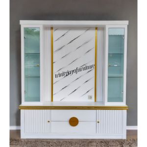 Bufet Tv Pajangan Partisi Tv 1 Muka Terbaru 2025 Bahan Multiplek/trinityjayafurniture