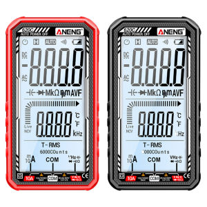 [Nóng] Đồng hồ vạn năng Thông Minh Kỹ thuật số 6000 đếm Transistor Máy kiểm tra Vôn kế AC/Ampe kế DC NCV Ohm Diode dụng cụ kiểm tra đồng hồ vạn năng