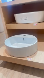 Johnson Suisse Gemelli Oval 450 Countertop Basin WBAAGM141WW
