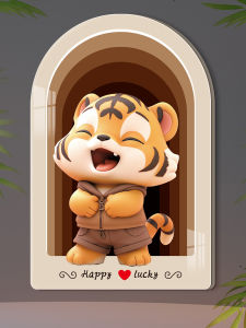 Cute Acrylic Wall Stickers 3D Animal Shaped Decorative Cover-ups for Hiding Wall Scratches And Cracks Adorable Children Room Decoration