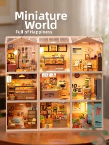 JINWUCHUANGYI | Educational Assembling Toy Model Handmade DIY Cottage for Children