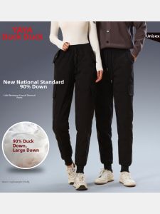 YAYA | Windproof Anti-Cold Thick Warmth Womens Down Pants