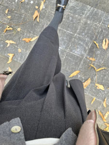 High Waist Slim A-Line Skirt