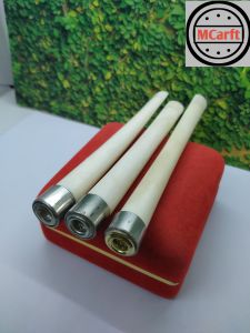 Klokotan once pipa tulang sapi bulat variasi alpaka premium A66