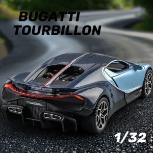 1:32 Scale Bugatti Tourbillon Alloy Car Model Diecast Car Sound Light Car Lovers Collection Kids Birthday Gift Metal Boys Toys