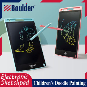 BOULDER 8.5inch LCD Writing Tablet Smart Notebook One Button Erase With Pen Drawing Pad LED Electronic Writing Board Handwriting Tablet Pads Board for Kids Gift Ultra Thin