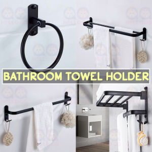 Premium Aluminum Towel Bar Rack Bathroom Towel Rack Holder Hanger Toilet Rack Tuala Rak Bilik Mandi Tandas 浴室架 毛巾架 [F23]