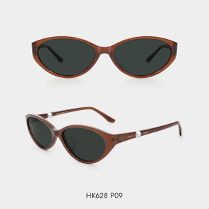 HELEN KELLER | Fashion Small Frame Cat Eye Sunglasses Pearl