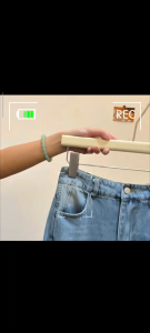 Bent Knife Jeans Trendy Brand American Splicing Old Design High end Versatile Pants