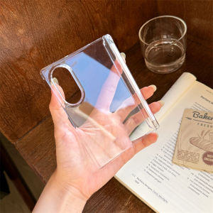 Clear Transparent W/ or W/O For MagSafe Magnetic Phone Case For Samsung Galaxy Z Fold 8 Ultra 7 6 5 4 5G Hinge Protection Cover