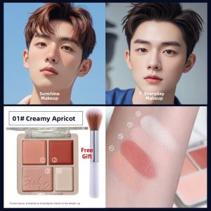 JL | Highlight Contour Blush Powder Palette for Men and Students