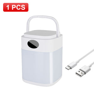 LED Portable Lantern Remote Control Night Light With Hook Camping Lamp Touch Dimmable Bedroom Beside Floodlight Work Lamp