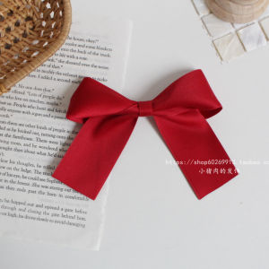 คลิปผมโบว์ผีเสื้อสีดำ เครื่องประดับผมแฟชั่นสำหรับสาวๆ สไตล์เกาหลี ทรงหน้ามน ลดอายุ ดีไซน์เก๋ไก๋