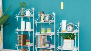 4 Tier Multi Purpose Rack Living Room Storage Shelf