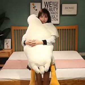 Goose Stuffed Toy Cute Goose Pillow Hug Doll Cute Pillow Plush Toy Big Duck Birthday Gift 鹅/鸭子公仔