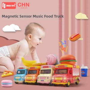 Ice Cream Truck and Burger Stand Pretend Play Toy Car