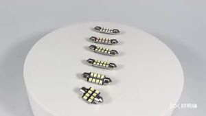 4x 31/36/39/41mm Festoon C5W LED C10W Canbus Interior Lighting Error Free 2835 SMD License Plate LED Reading Bulbs Dome Lamp 12V