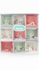 Little Tikes Sweet Spaces Toy Modular Kitchen Refrigerator (Sea Foam)