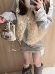 PEIZIXUAN | Korean Fall Winter 2026 New Knit Set Dress