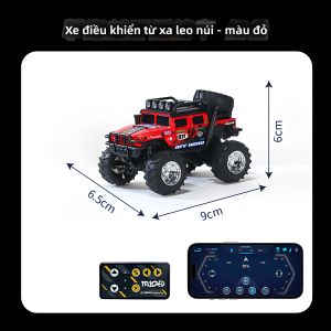 Xe Đồ Chơi Điều Khiển Từ Xa Mini 4WD Off-Road Crawler Tỷ Lệ 1:64