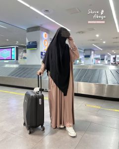 Abaya shera by azda | abaya knitt model terbaru viral terlaris murah bahan adem