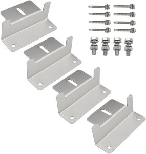 4Pcs/set Solar Panel Bracket Supporting for RV Roof Boat Off Lightweight Grid Solar Panel Z Bracket Mount