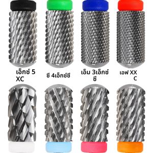 Gelak ดอกสว่านขนาดใหญ่หัวเรียบสำหรับถอดเจลคาร์ไบด์หัวเจียรเล็บอุปกรณ์เล็บเครื่องมือทำเล็บ gratis ongkir ขายดี