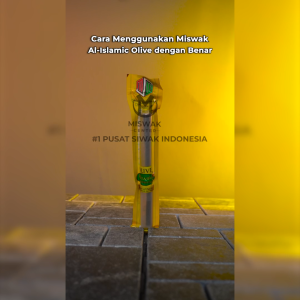 [OLIVE/MISWAK ZAITUN - MISWAK AL ISLAMIC - DENGAN HOLDER] - SIWAK SUNNAH ROSUL - ORIGINAL SIWAK TARIM PAKISTAN