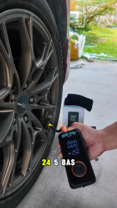 Tiger Claw Tool Car Wireless Air Pump 6000mAh Portable Air Compressor Tire Inflator Mobile Phone Power Bank LCD Display