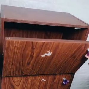 Bộ 2 bản lề 45 độ dùng cho tủ bếp tủ giày làm bằng thép mạ niken chống gỉ