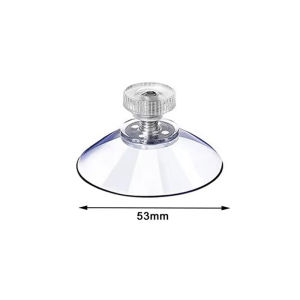 Clear Suction Cups PVC Vacuum Suction Cup Holder 32/41/53mm Plastic Suction Cup with Screws for Bathroom Kitchens Offices Window