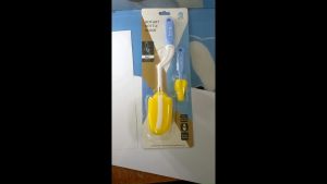 KU.KU Duckbill cọ rửa bình sữa và núm ti đầu xốp xoay 360 độ ku5343a