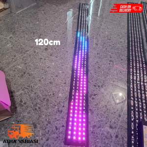 Lampu Kaca Strobo 4 baris Wave/Animasi Bergerak