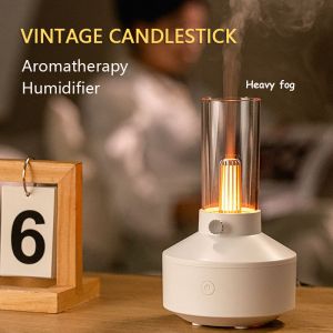2023 Vintage Light Aromatic Diffuser Silent LED Filament Night Light 150ml Air Humidifier Essential Oil Aromatic Diffuser Suitable for Indoor Home Furnishings