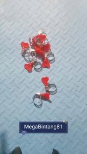 Klem kompresor klem selang 1/4" 5/16" 3/8" 1/2" 5/8" Klem kuping klem selang kompressor