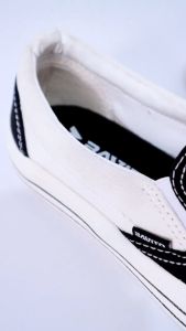 Bavito 36-44 Comrade White DX - Sepatu Slip On Slop Casual Sneaker Pria Wanita