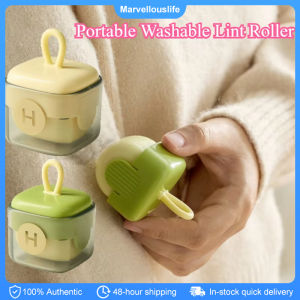 Mini Reusable Washable Lint Roller Strong Adhesive Hair Sticking Machine Dust Removal Brush for Clothes