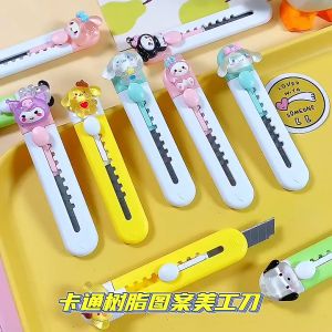 Dao Rọc Giấy Mini Hình Ngộ Nghĩnh Dao Rọc Giấy Mini Gắn Charm Unboxing Cute