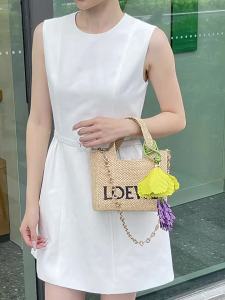 JINGQIAN | Lavender Scented Leather Charm Keychain
