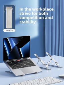 BZBC | Portable BZBC Laptop Stand Riser 360 Degree Rotatable Adjustable Height Gaming Notebook Desktop Cooling Base Support Universal