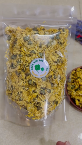 Trà Hoa Cúc Vàng Nguyên Bông Sấy Khô 100gr Thanh Mát Giải Nhiệt
