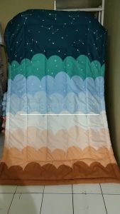 Bedcover only ukuran double buat kasur size 180x200 dan 160x200 Bahan katun microtext premium