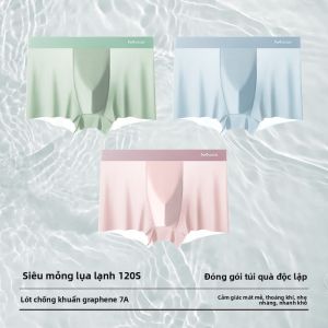 Quần lót nam MiiOW lụa băng liền mạch mỏng thoáng khí cạp vừa