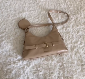 OMI Womens Underarm Bag Retro Wax Leather Large Capacity Handbag Single Shoulder Bag Fashionable Versatile New 2025