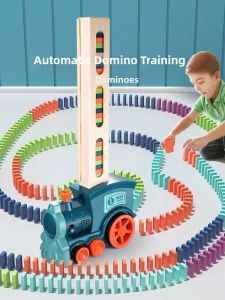 QIMINGXING | Automatic Domino Track Train Educational Toy