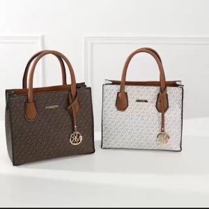 MKMC Top Handle Bag Wanita Import Handbag Wanita Terbaru Tas Selempang Wanita Motif Medium Tas Wanita Kerja Resleting Multifungsi Tas Wanita Fashion Kulit COD