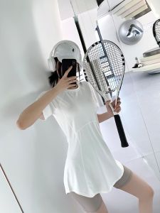 เสื้อยืดวิ่งออกกำลังกายแบบยาวปานกลางสำหรับผู้หญิง ทรงสลิมฟิต แห้งเร็ว ระบายอากาศได้ดี แขนสั้น ทรงหลวม วัสดุอื่นๆ