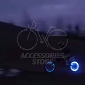 2PCS LED Light Safety for Bike Motor Neon Light Valve Decoration Light Bicycle Tire Warning Spoke Light Flash