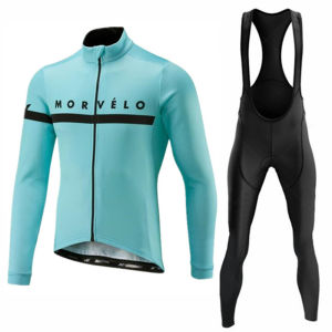 Morvelo 2026 Autumn Cycling Jersey Set Men Road Bike Clothing Long Sleeve Ciclismo Shirt MTB Maillot Bicycle Uniform Bib Pants